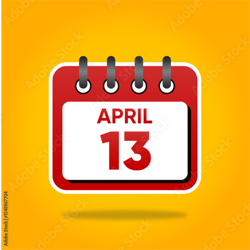 Rain Falls Softly on April 13