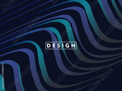 Dynamic dark blue abstract background with gradient diagonal wave pattern, creating a modern and futuristic aesthetic ideal for graphic design, technology or digital concepts.