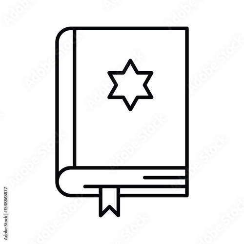 Torah icon stock illustration
