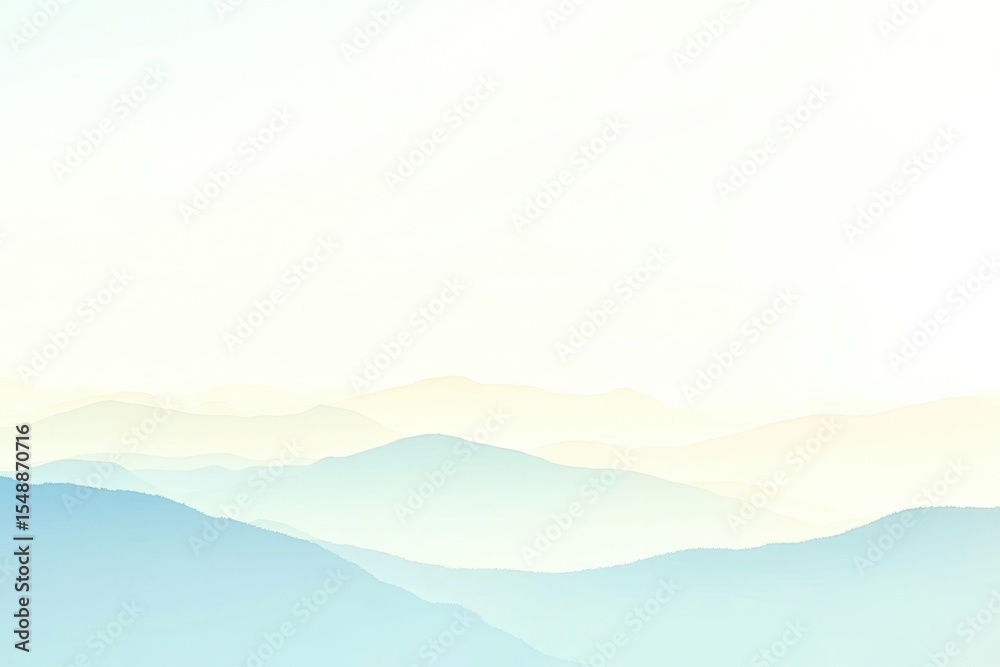 Obraz premium A mountain range with a blue sky in the background