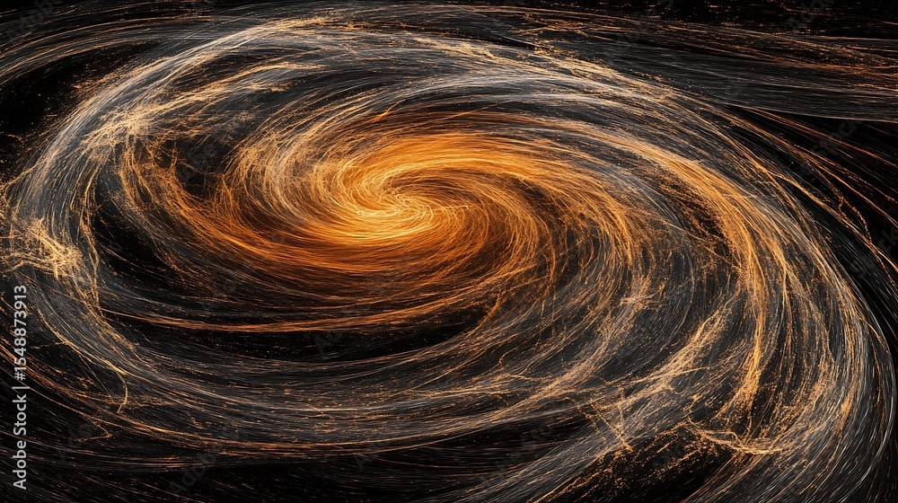 Fototapeta premium Abstract swirling galaxy (3)