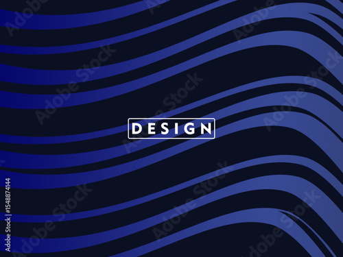 Dynamic dark blue abstract background with gradient diagonal wave pattern, creating a modern and futuristic aesthetic ideal for graphic design, technology or digital concepts.