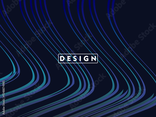 Dynamic dark blue abstract background with gradient diagonal wave pattern, creating a modern and futuristic aesthetic ideal for graphic design, technology or digital concepts.
