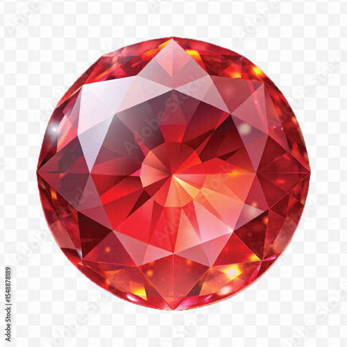 realistic 3d vibrant gemstone in different style isolated on transparent background 