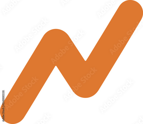 Abstract Zig-Zag Shape
