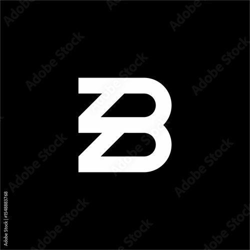 The 3B or B3 initials logo is modern, simple, elegant and unique. Suitable for technology, computer, internet and security companies.