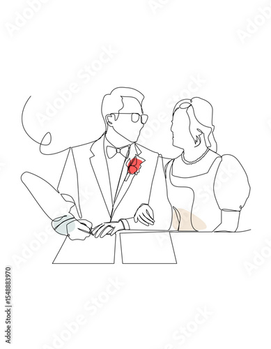 Marriage Registration in one line