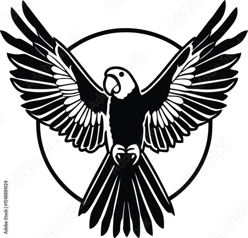 eagle with wings