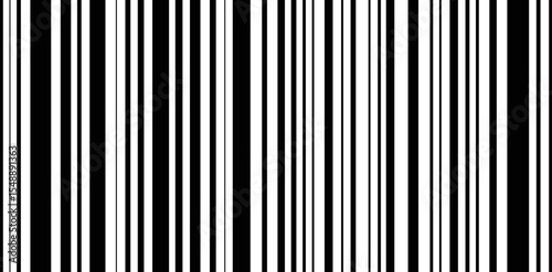 Barcode scanner code icon in flat Digital scanning code. isolated on transparent background