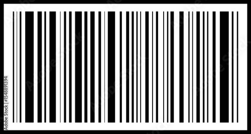 Barcode scanner code icon in flat Digital scanning code. isolated on transparent background