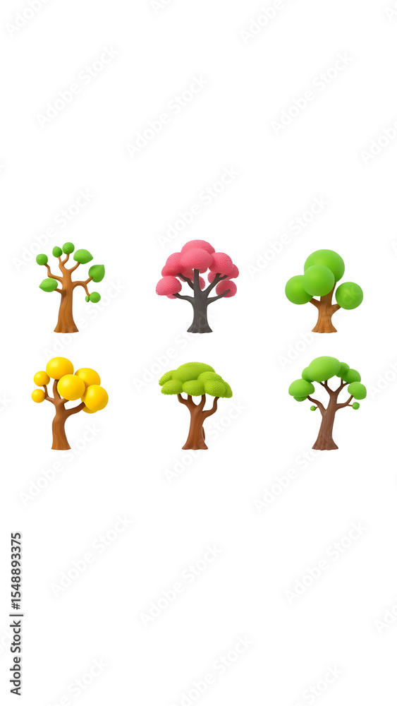 Fototapeta premium oak, tree, vector, illustration, realistic, nature, forest, branches, roots