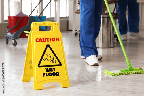 Caution sign against janito...