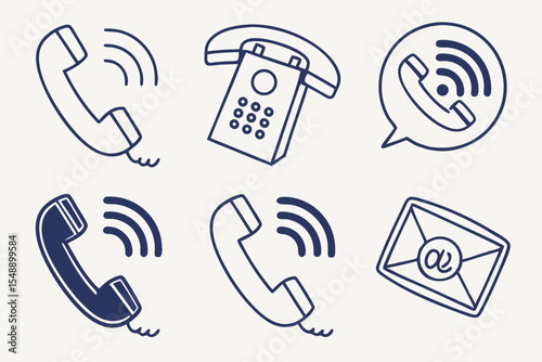 mobile phone icons