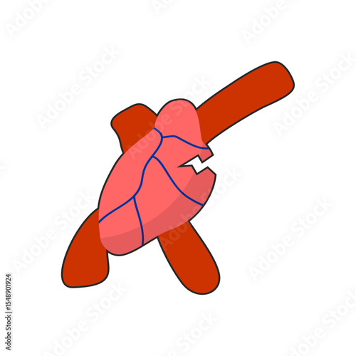 heart disease illustration