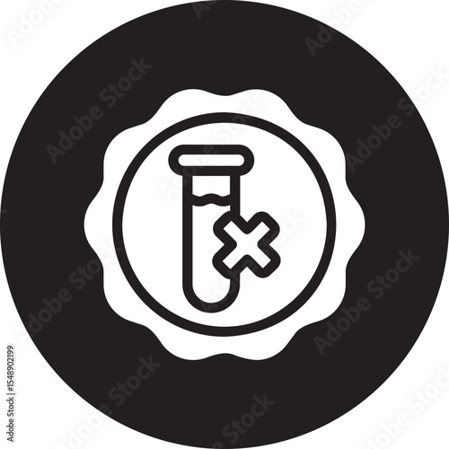 No Artificial Flavours glyph icon