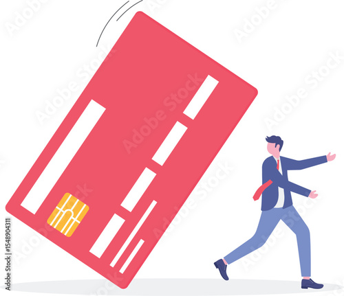 Banking collapse or bank run, financial crisis or bankruptcy problem,

