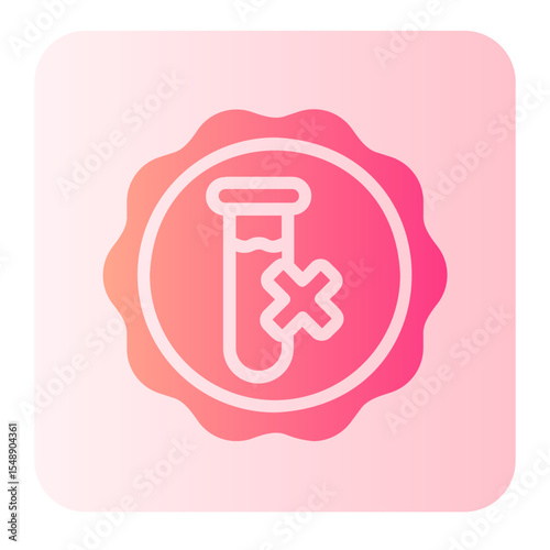 No Artificial Flavours gradient icon