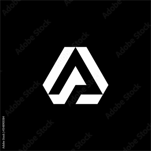 The AP or PA initials logo is modern, simple, elegant and unique. Suitable for technology, computer, internet and security companies.