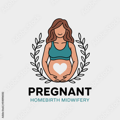 Pregnant Homebirth Midwifery with Laid-back Woman