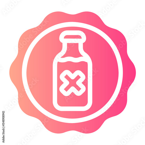 lactose free gradient icon