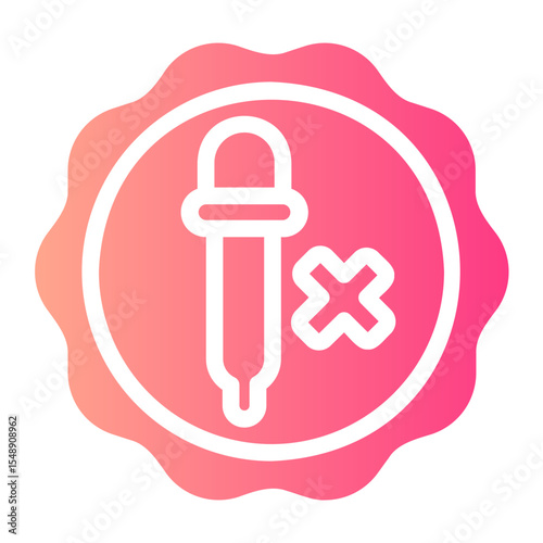 no artificial colours gradient icon