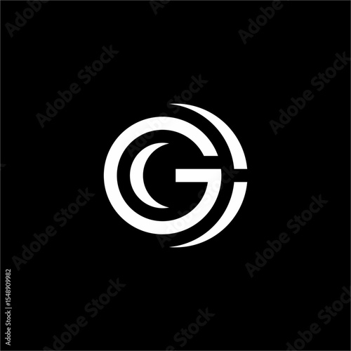 The GC or CG initials logo is modern, simple, elegant and unique. Suitable for technology, computer, internet and security companies.