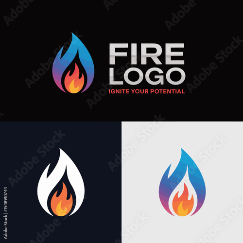 Fire Logo Ignite Potential