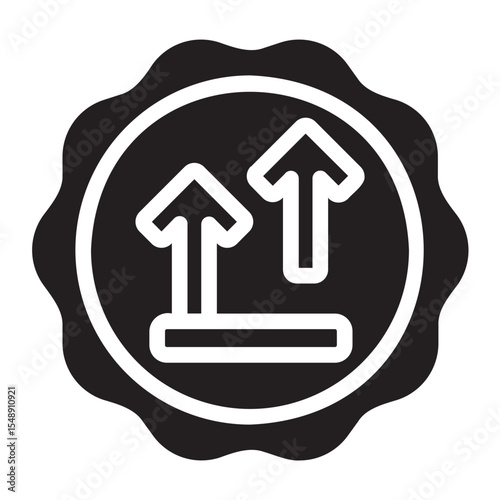 side up glyph icon