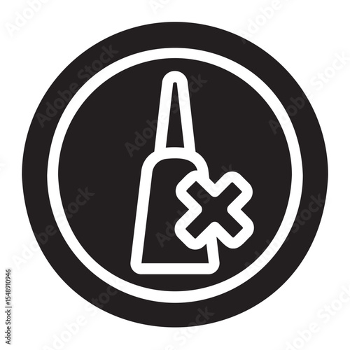 silicone free glyph icon