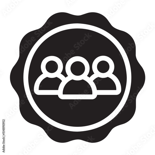 family glyph icon