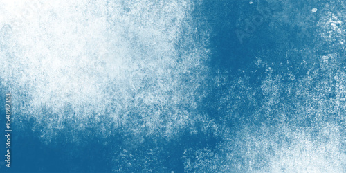 Abstract faded grunge background in blue watercolor tone

