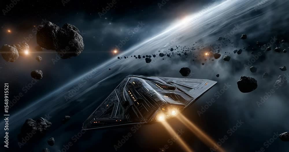 Pilot Guides Captured Alien Fighter