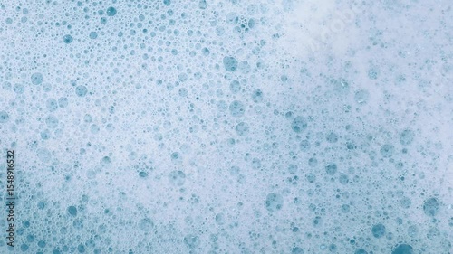 Abstract white soap foam bubbles texture background