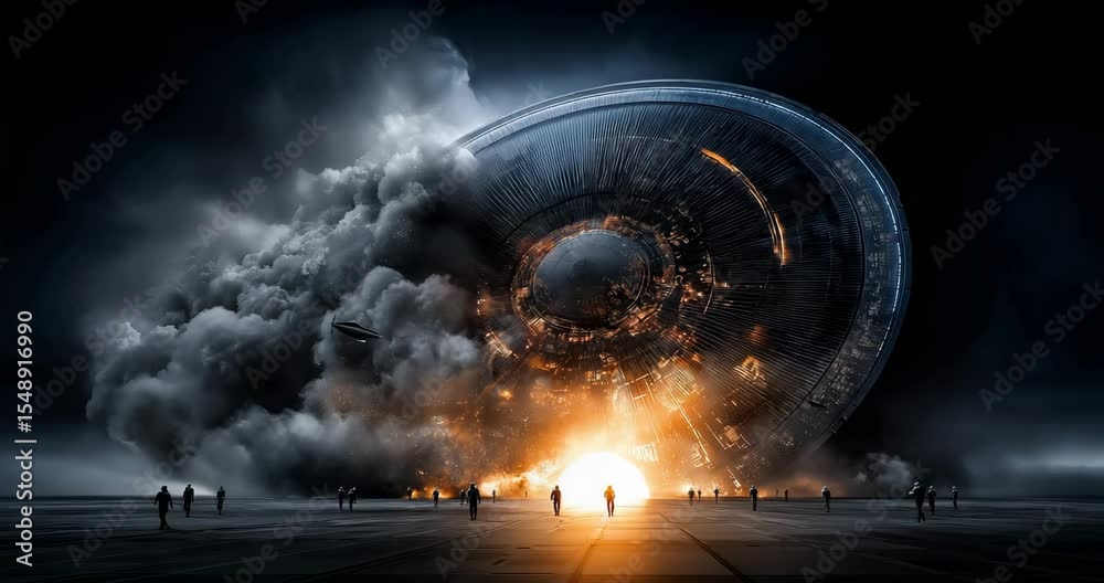 Alien Control Chamber Collapses