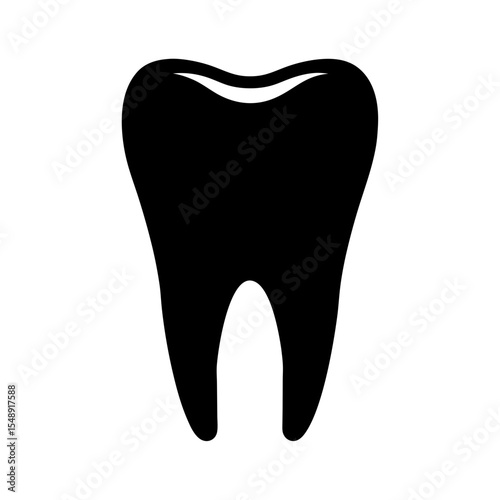 Anatomically Correct Human Tooth Illustration Health, Dental Care and Oral Hygiene