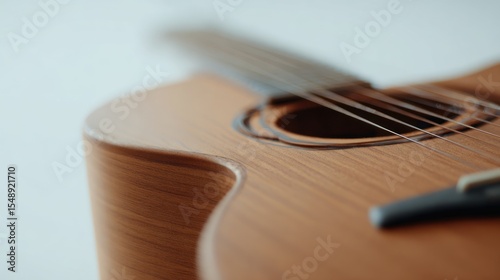 Wallpaper Mural Close-up of a wooden acoustic guitar Torontodigital.ca