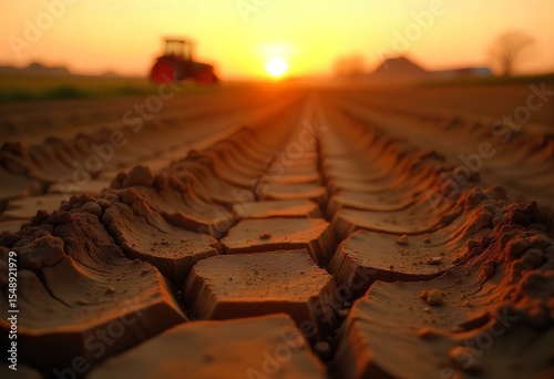 earth's parched surface, abstract artistry of dry, brittle soil