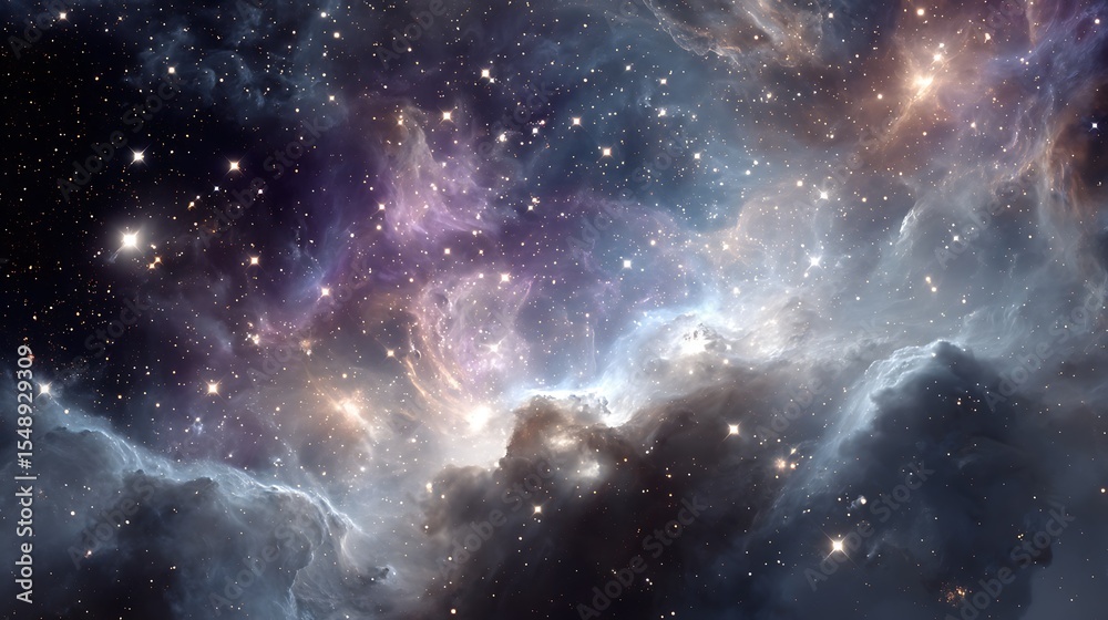 Naklejka premium Nebula Star Space Cloud Galaxy