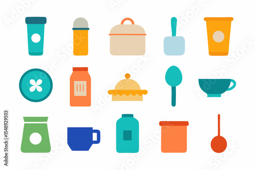 set of household appliances