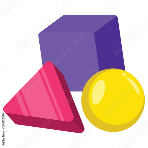 Geometry Vector style icons. EPS 10 file.