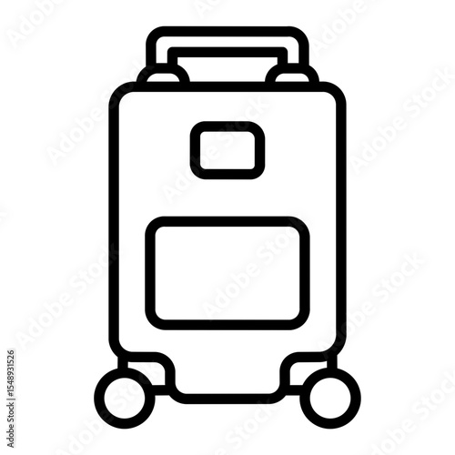 Suitcase icon design 