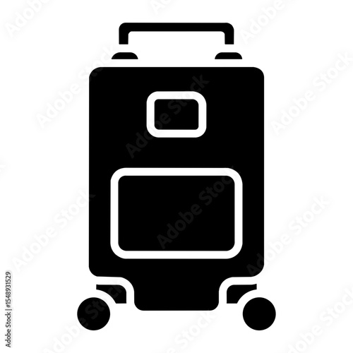 Suitcase icon design 