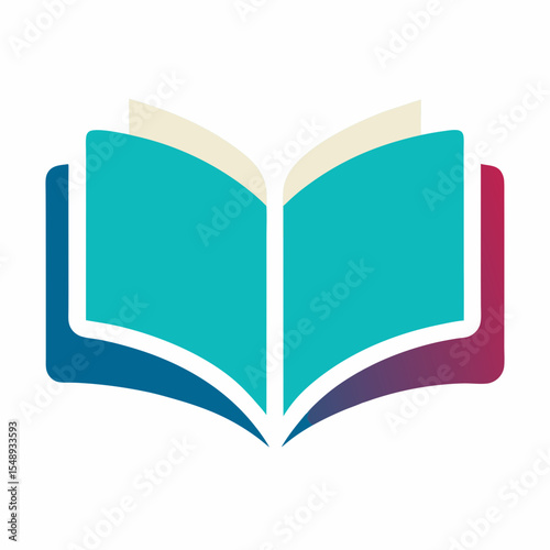 open book vector illustration