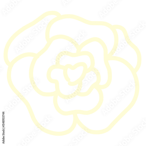 hand drawn vector illustration of an abstract flower plant