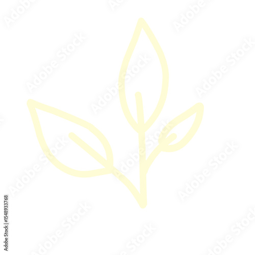 Leaves illustration plant doodle 