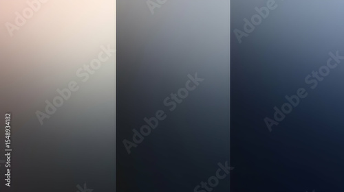 Abstract gradient background in shades of gray, navy blue and light beige for modern designs