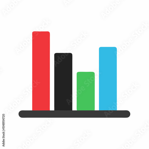 business graph with arrow