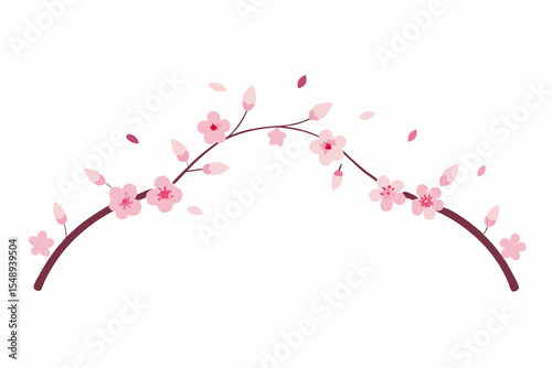 cherry blossom branch