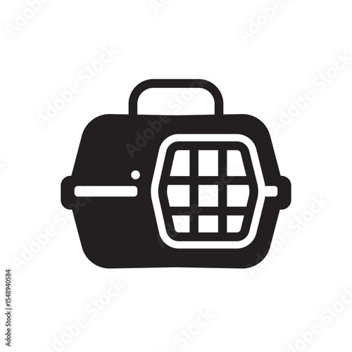 pet carrier icon 