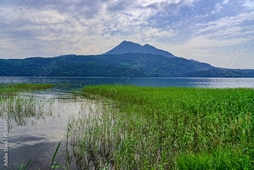 阿寒湖と雄阿寒岳